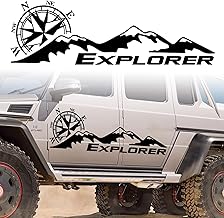 Mountain Compass Stickers, Modified Vinyl Decal Body Decoration Decal for Bonnet SUV RV Side Door Trunk