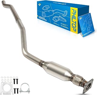 PHILTOP Catalytic Converter Direct-Fit Compatible with Chrysler, Dodge 3.3L 2001-2007 Town & Country, 2001-2005 Grand Caravan, 2001-2007 Caravan, 2001-2003 Voyager Replace# 16187 (EPA Compliant)