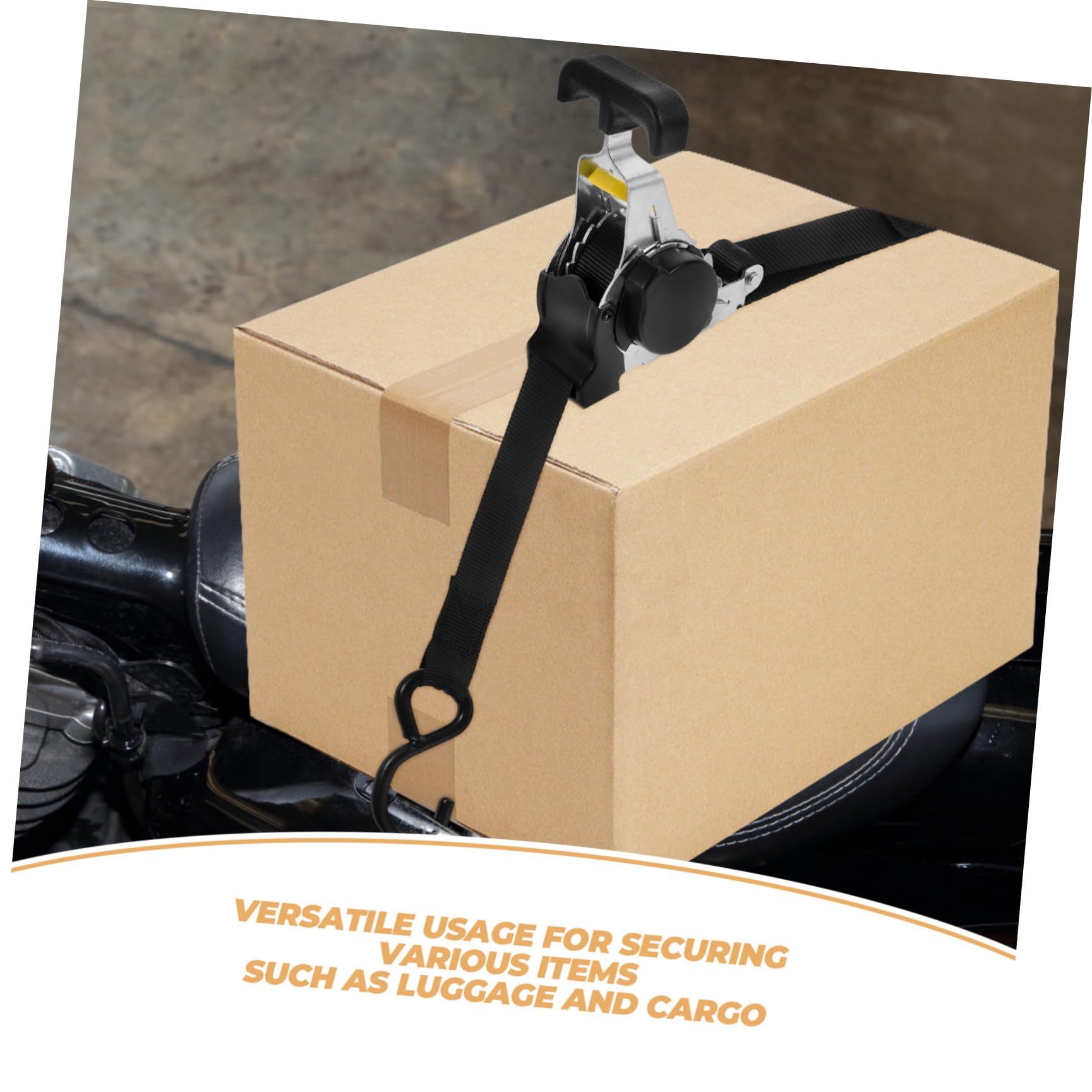 Ratschengurt aus Polyester mit Automatischer Spannung LKW Gurt für Ladungssicherung und Gepäckbefestigung Vielseitig Einsetzbar und Robust