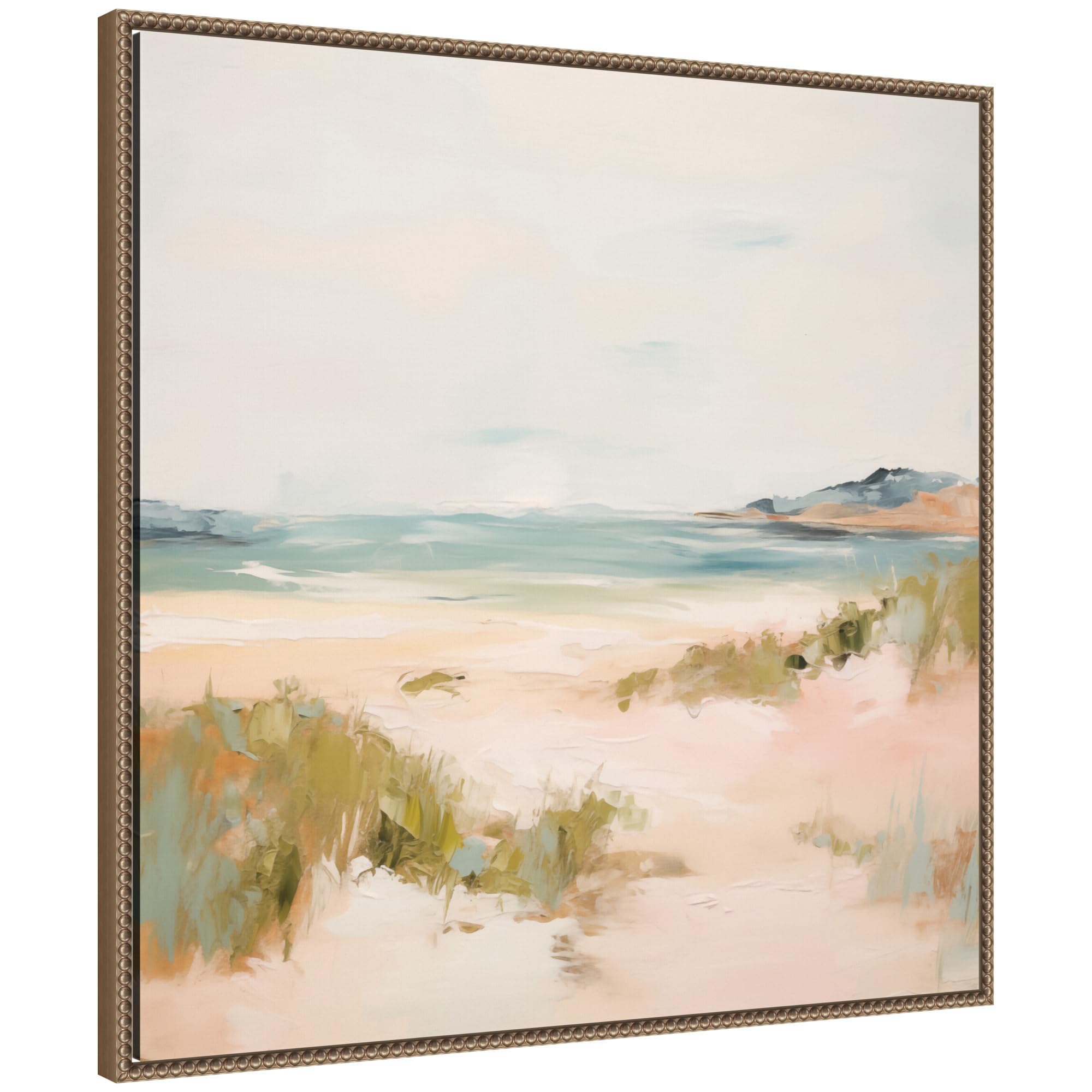 Amazon.com: Kate and Laurel Framed Canvas Wall Art Print Tranquil