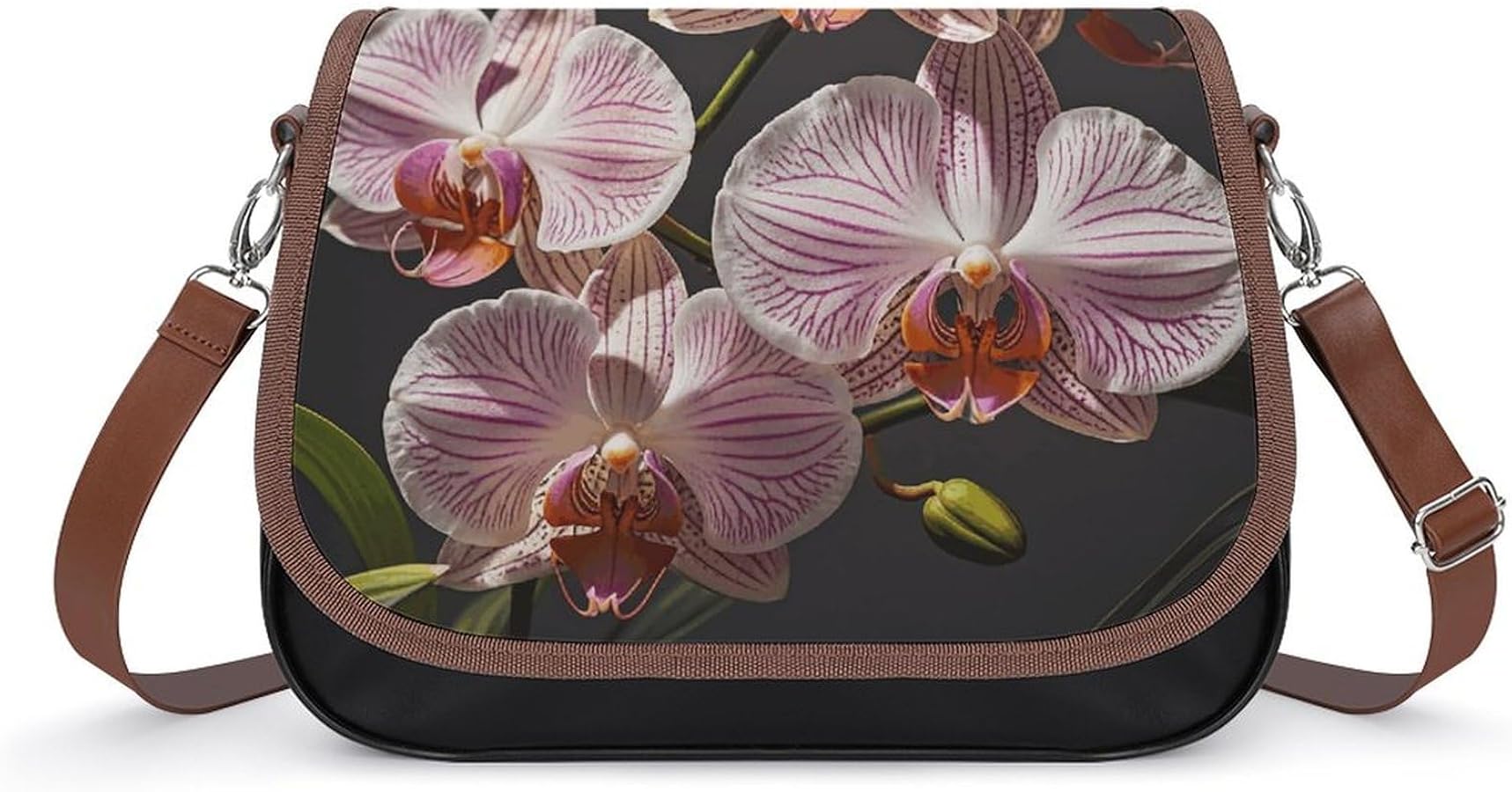 Ophelia Orchid Leather Shoulder Bag for Women Classic Crossbody