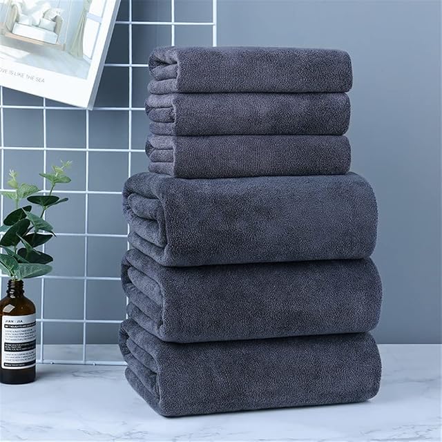 Bath Towel Hotel Thickened Bath Center Hair Absorbent Wholesale Beauty Salon Gray Bed Towel