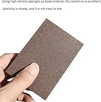 Vista 3 de Paquete de 10 esponjas de lijado de grano 180, bloques de lijado lavables y reutilizables, ideales para ollas, sartén, cepillo de esponja, vasos