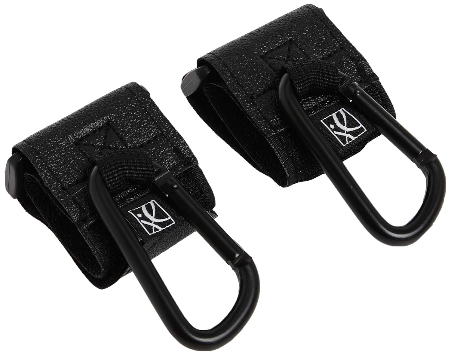 J.L. Childress Clip 'N Carry, Universal Fit Non-Slip Stroller Hooks, 2 Pack, Attach to Diaper Bag, Shopping Bag, Purse, Stroller, Non-Slip Adjustable Strap, Durable Clips, Black : Baby