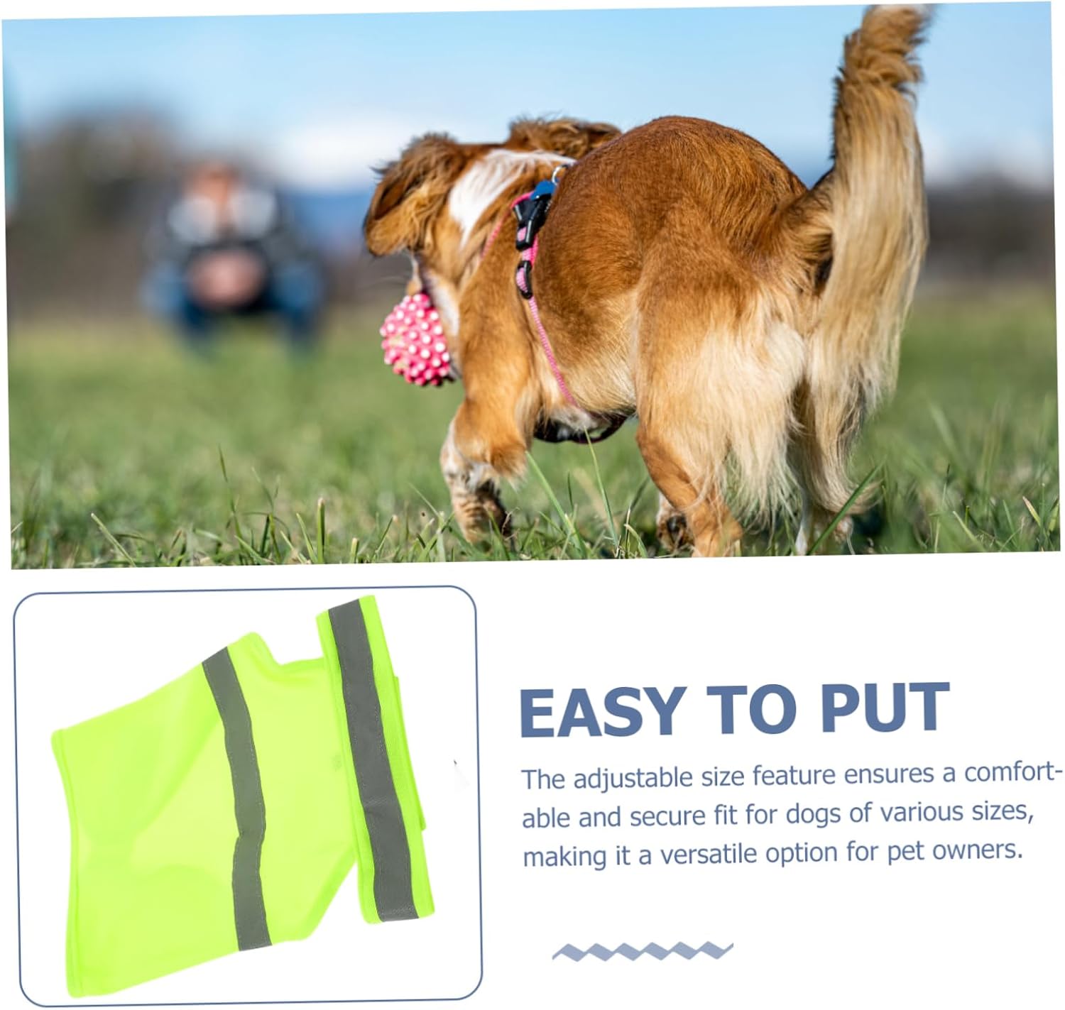 Reflective Dog Jacket High Visibility Vest for Hunting Dogs to Vest Pet Supply