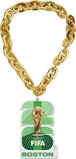 FIFA World Cup Flag 17" Fan Chain – Lightweight & Comfortable – Great For Game Day & Supprting Your Country