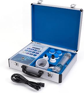 Shock Wave Therapy Device,Electromagnetic Extrcorporal Shock Wave Therapy Machine,Pain Relief Deep Muscle Massager,with 7 Massage Heads