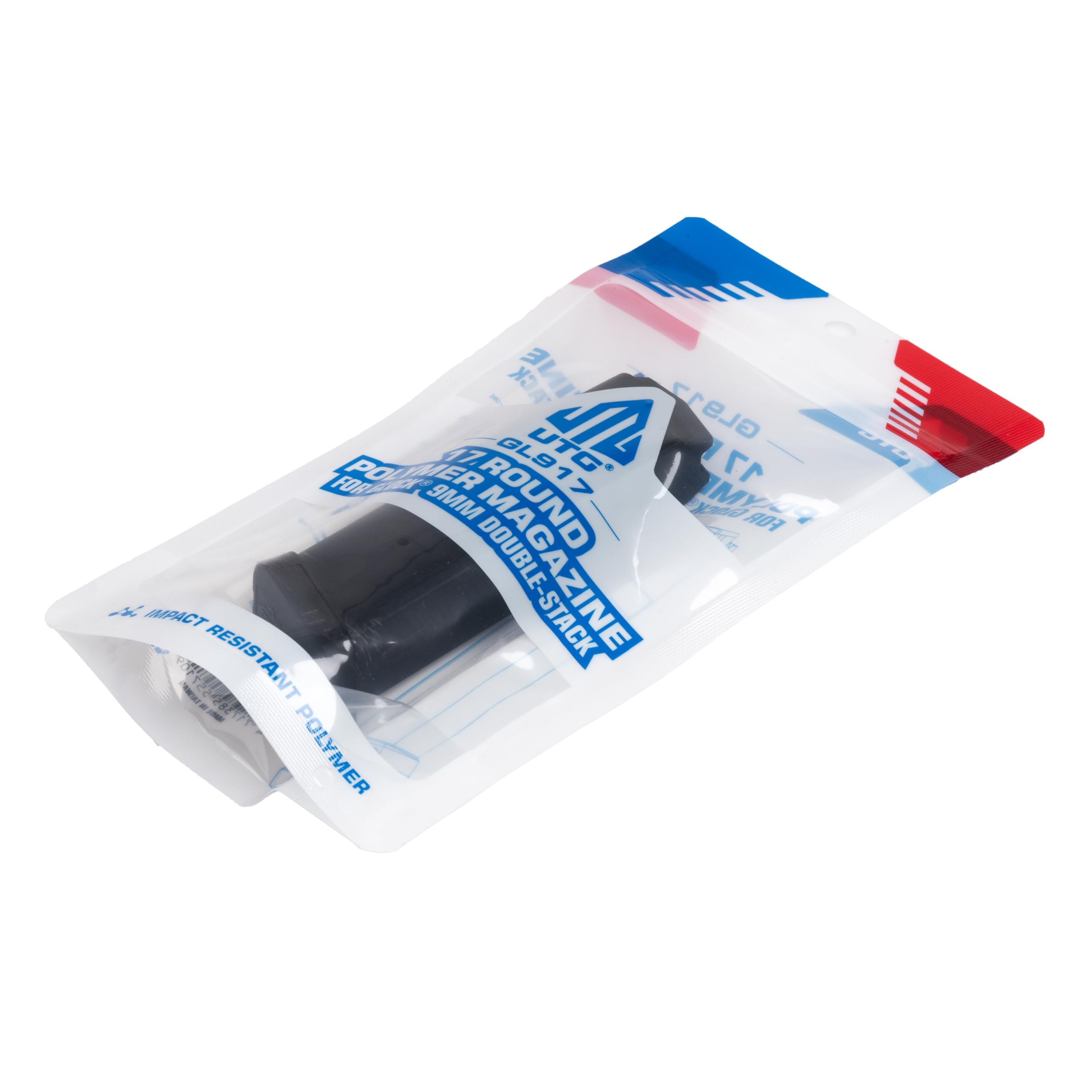 UTG Pro Unisex – Erwachsene Utg® Gl917 Polymer Magazine, for Glock®, 17 Round, 9mm SKU Rbt-gl917 Montageschiene, Schwarz, One EU