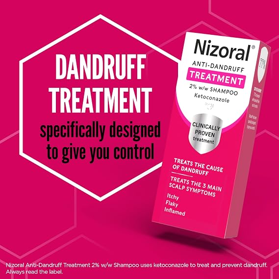 Nizoral Anti-Dandruff Shampoo 60Ml (Pack of 2)