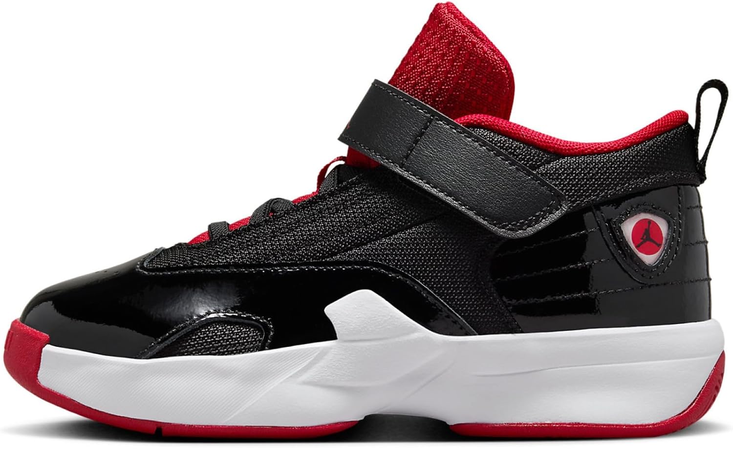 Jordan Max Aura 6 Baby/Toddler Shoes (FQ8296-006, Black/White/Gym Red)
