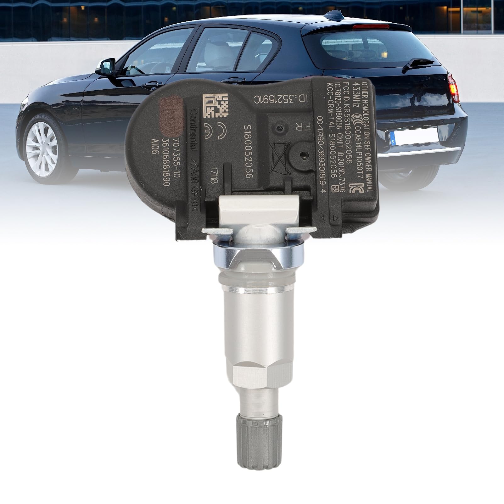 Drucksensor Reifendruckkontrollsystem TPMS Sensor RDKS für 1er 2 3 4 F20 F21 F22 F23 F87 F45 F30 F31 36106856209 36106881890