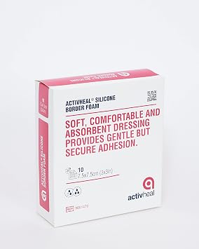 Silicone Foam Border Dressing - 7.5CM X 7.5CM