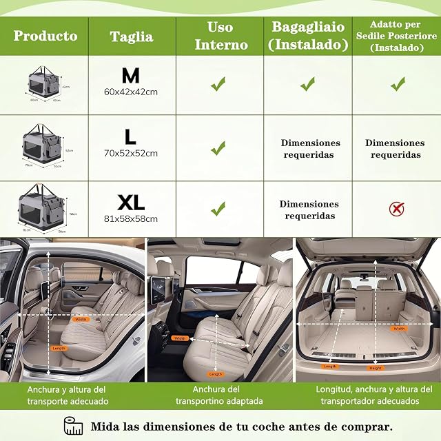 Foto 7 de 8 de morpilot Transportín Perro Gato, Bolsa Transporte Transpirable para Mascotas