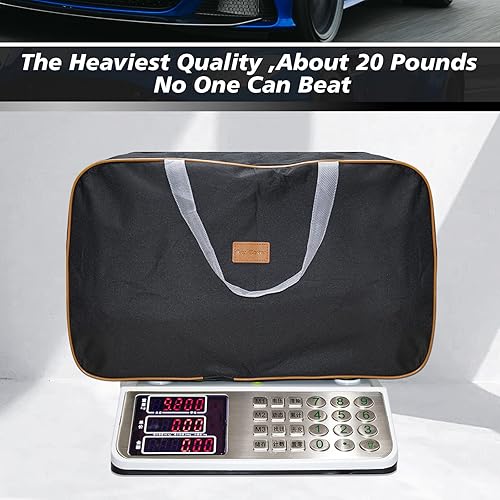 Miniatura 3 de XYZCTEM Cubierta impermeable para Jeep Wrangler de 2 puertas, cubierta de lluvia para Jeep para todo tipo de clima para automóviles, 18 capas de