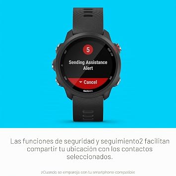Garmin Forerunner 245 Music GPS Running Smartwatch with Music and Advanced Dynamics, Black (Renewed)