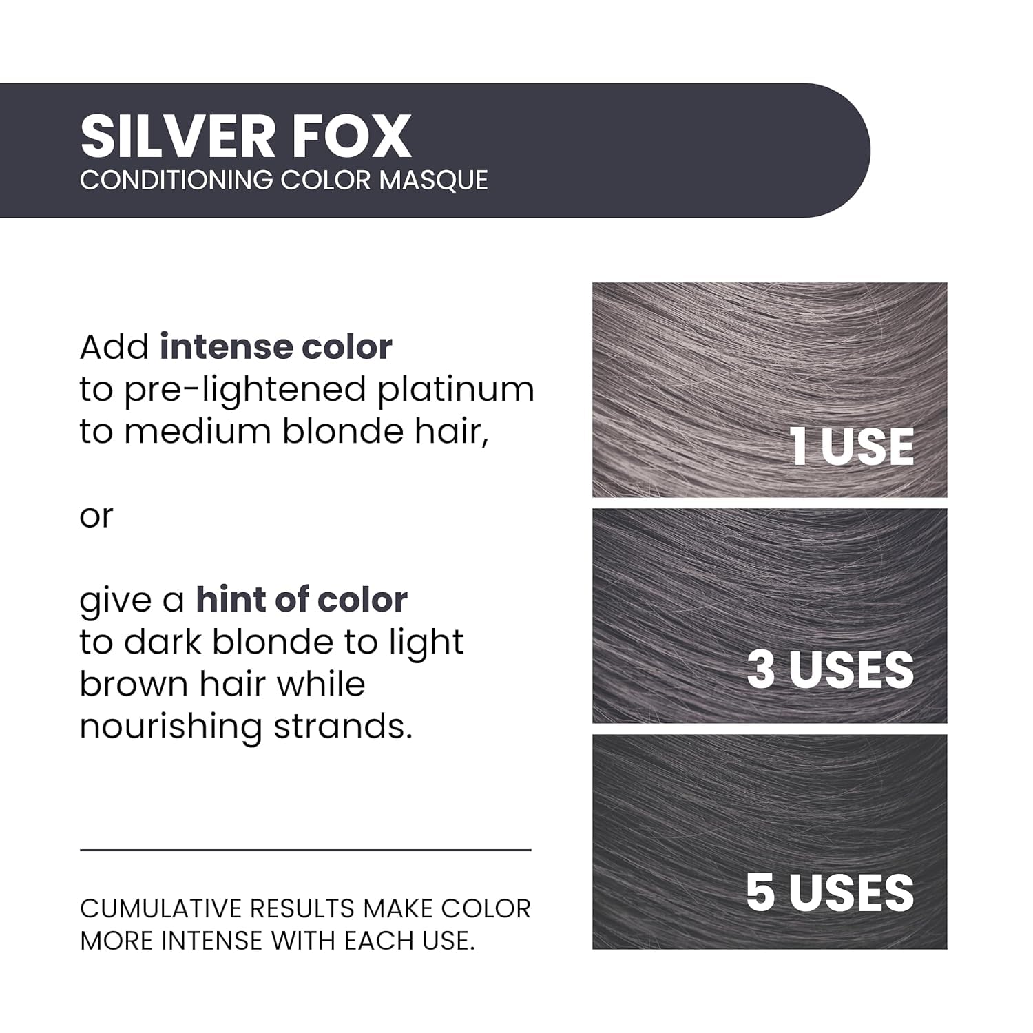 Aloxxi Instaboost - Balsamo maschera colorante argento, 200 ml