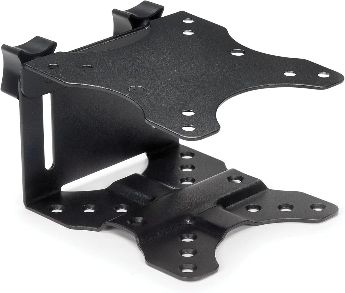 StarTech Soporte para Cliente Delgado, Ajustable de 0,7 a 2,8", Soporte para Monitor Mac Mini | Soporte VESA para Mini PC, Soporte para Computadora Debajo del Escritorio, ACCSMNT