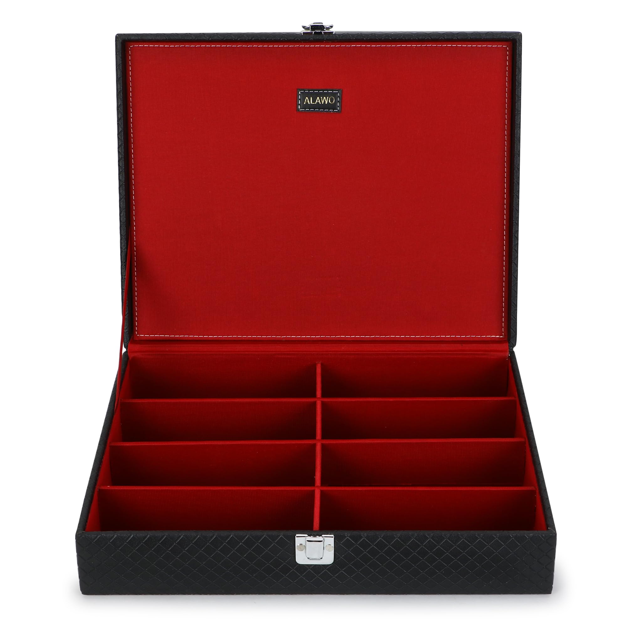 ALAWO Presence 8 slots Sunglasses Box Case Organizer Holder in Black color Cherry Color in PU Leather (B0CW63XTN4) Amazon Price History, Amazon Price Tracker