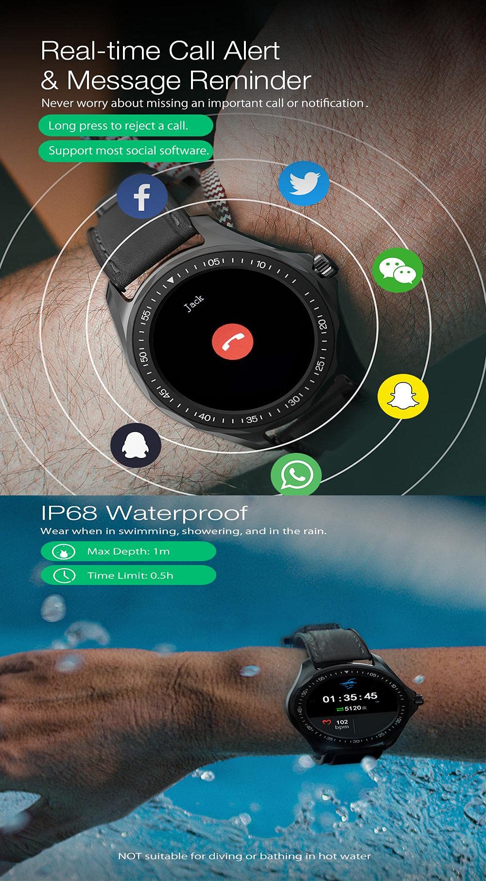 BlitzWolf® BW-HL3 - Smart Watch Exquisite - BlitzWolf Europe