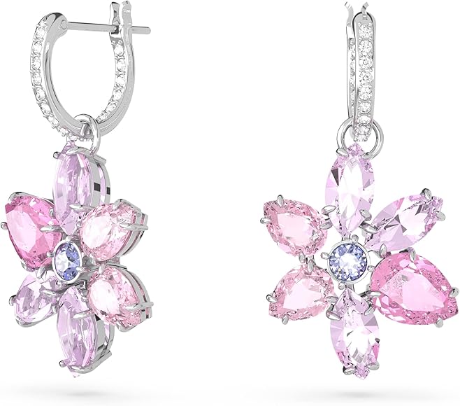 Amazon.co.jp: SWAROVSKI スワロフスキー Gema フラワーピアス  