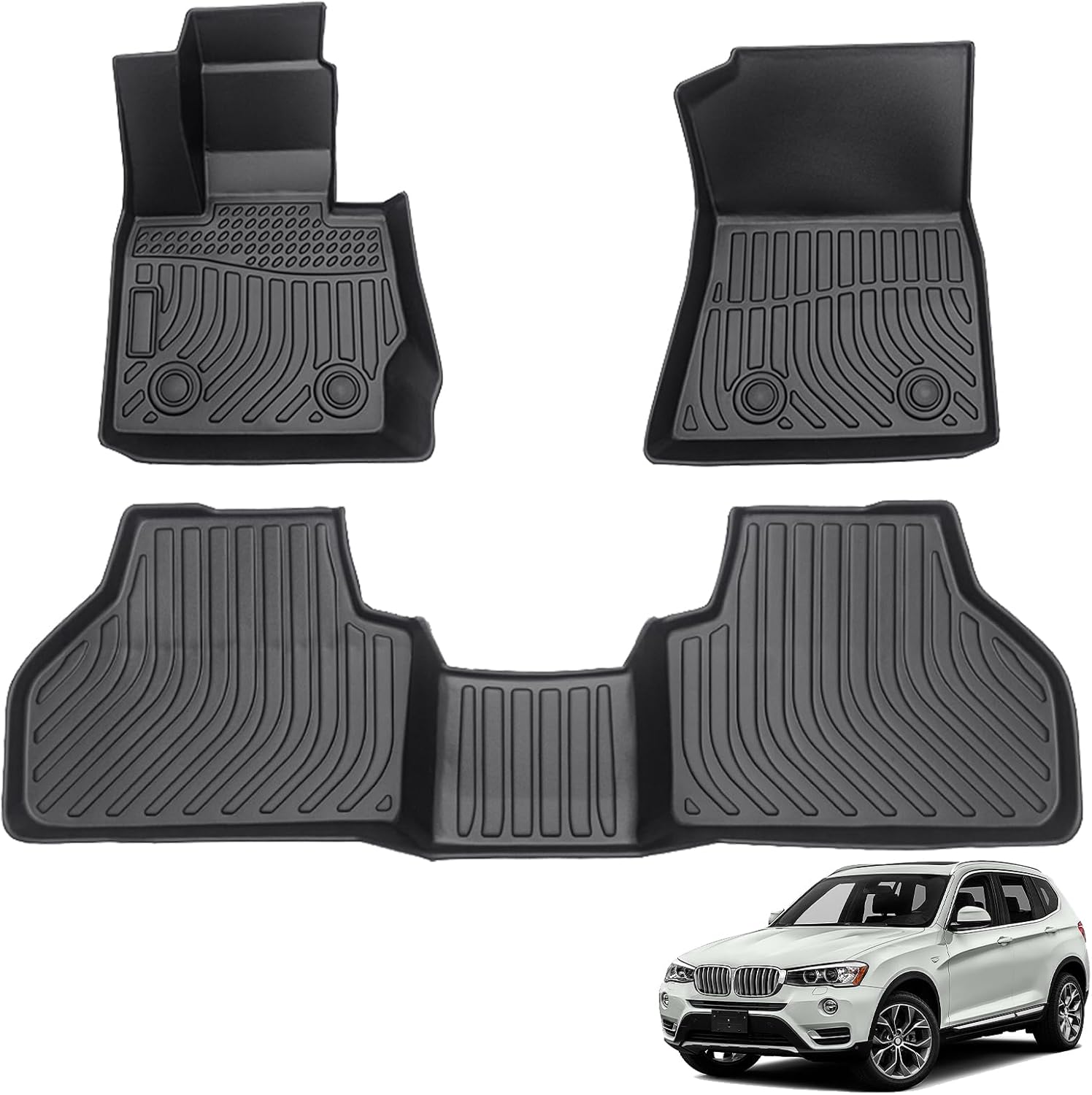 YSKJATPT All-Weather Floor Mats for BMW X3 F25 (2011–2017)