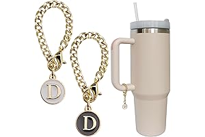 Letter Charm Accessories for Stanley Cup - Add Initial Charm to Your Stanley Tumbler