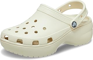 crocs Womens Women's Classic Platform Clog | Platform Shoes Bone Clog - 8 UK (W10) (206750)-picture-24