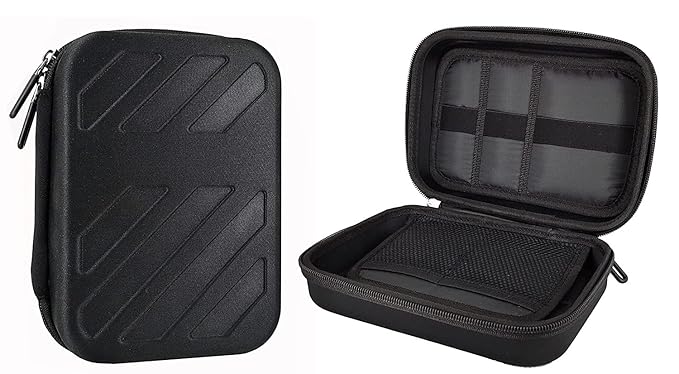 GIANT IMPEX Portable EVA Electronic Travel Gadgets and Accessories Organizer | Organizer Bag for Hard Drives , Cables, Charger, Phone, USB, SD Card |