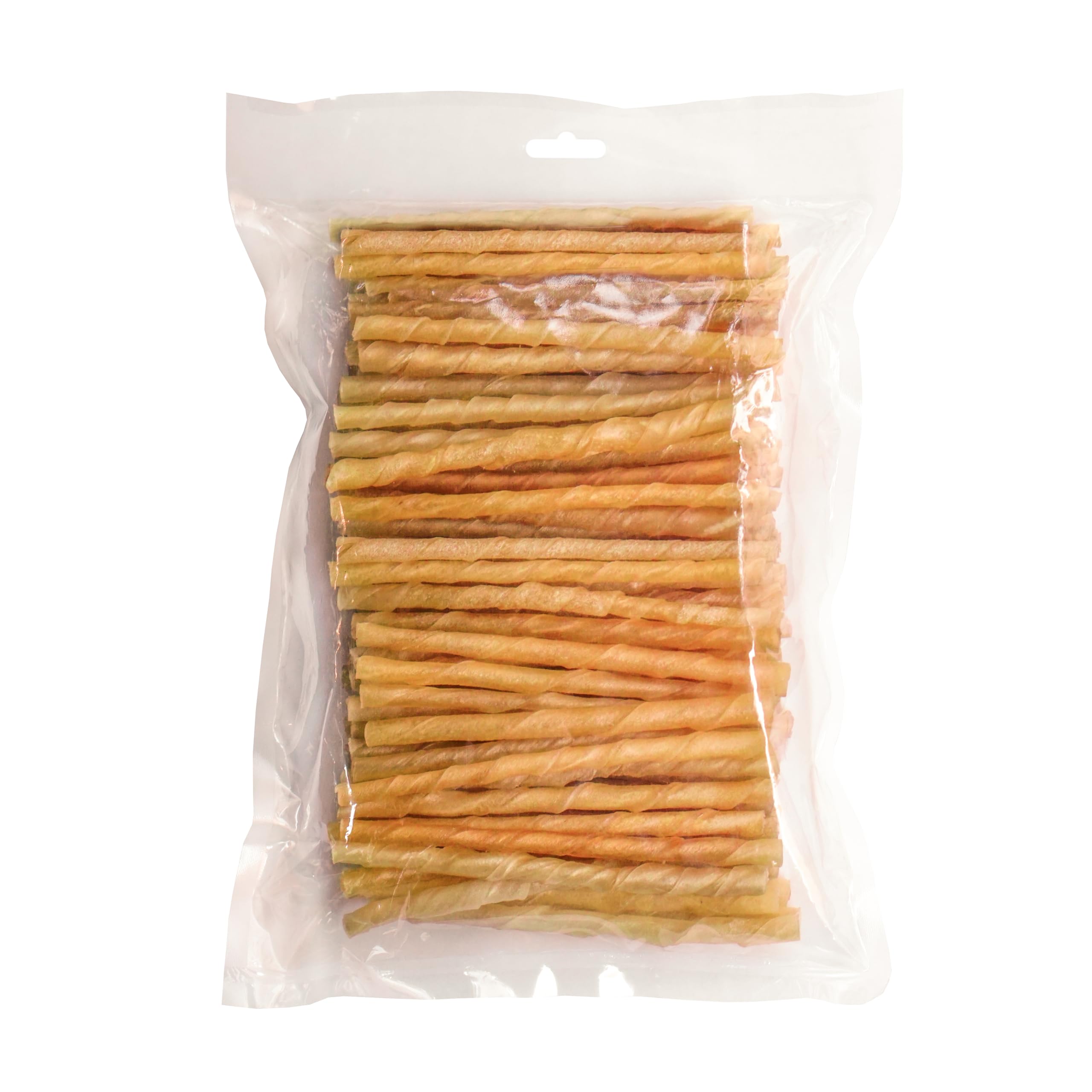 Rinderhaut-Kaustange 100 Stück - Rinderhaut - Kaustangen für Hunde - Dentalsticks - Kaurollen für Hunde - Kausticks - Kaurollen gedreht - Beef Twisted Sticks
