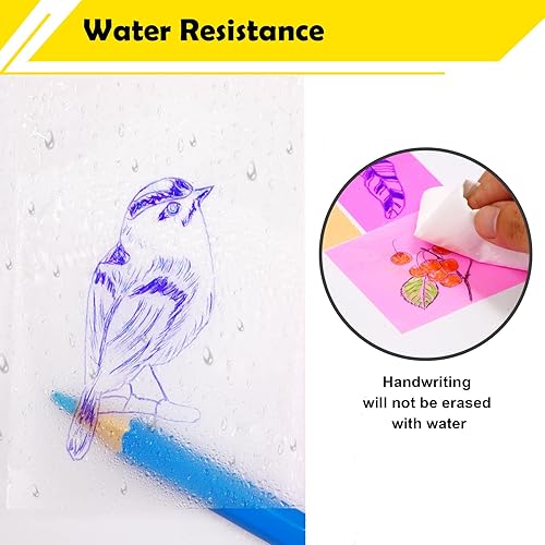 Miniatura 4 de Notas adhesivas transparentes de 3 x 4 pulgadas, 350 hojas grandes translúcidas autoadhesivas transparentes transparentes para oficina, mujer,