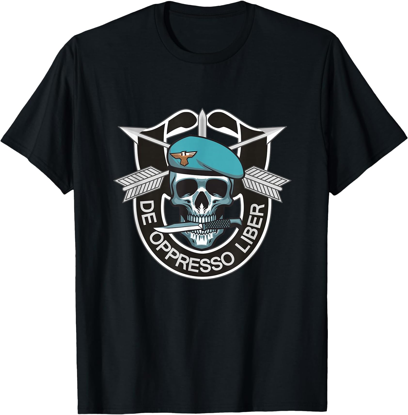 US Army Special Forces Skull Shirt - De Oppresso Liber Gift T-Shirt