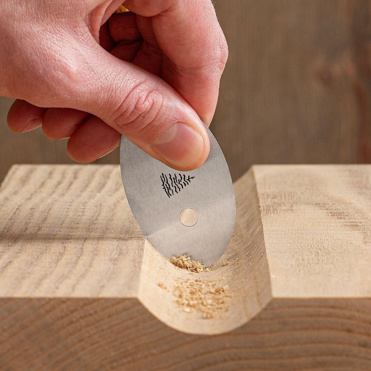 Blue Spruce Toolworks Midi Card Scraper Set, Shape And Smooth Tight Curves And Small Parts, Compact Woodworking Scrapers, USA Made