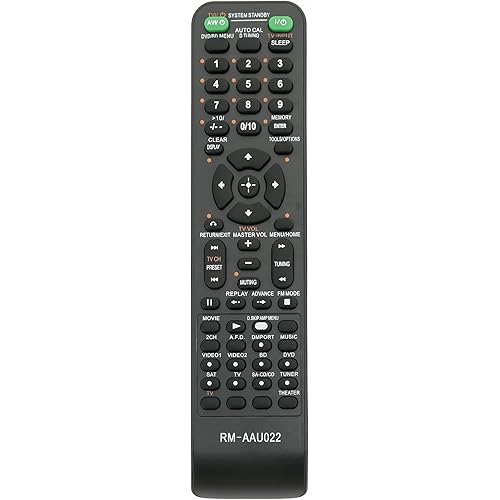 New RM-AAU022 Replace Remote fit for Sony Home Theatre System HT-SS2300 HTDDW5000 STR-DG520 STRKM7500 HTDDWG700 HT-SF2300 STR-KS2300