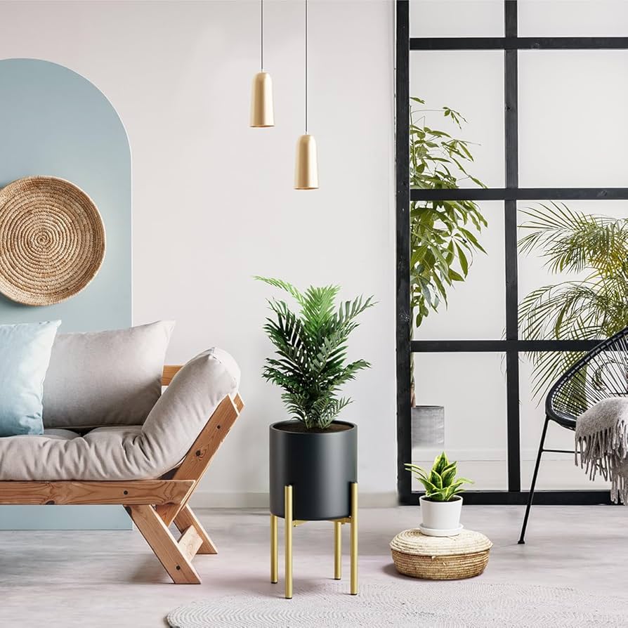 Gaoymsym Support Pour Plantes D'intérieur Et D'extérieur Réglable En