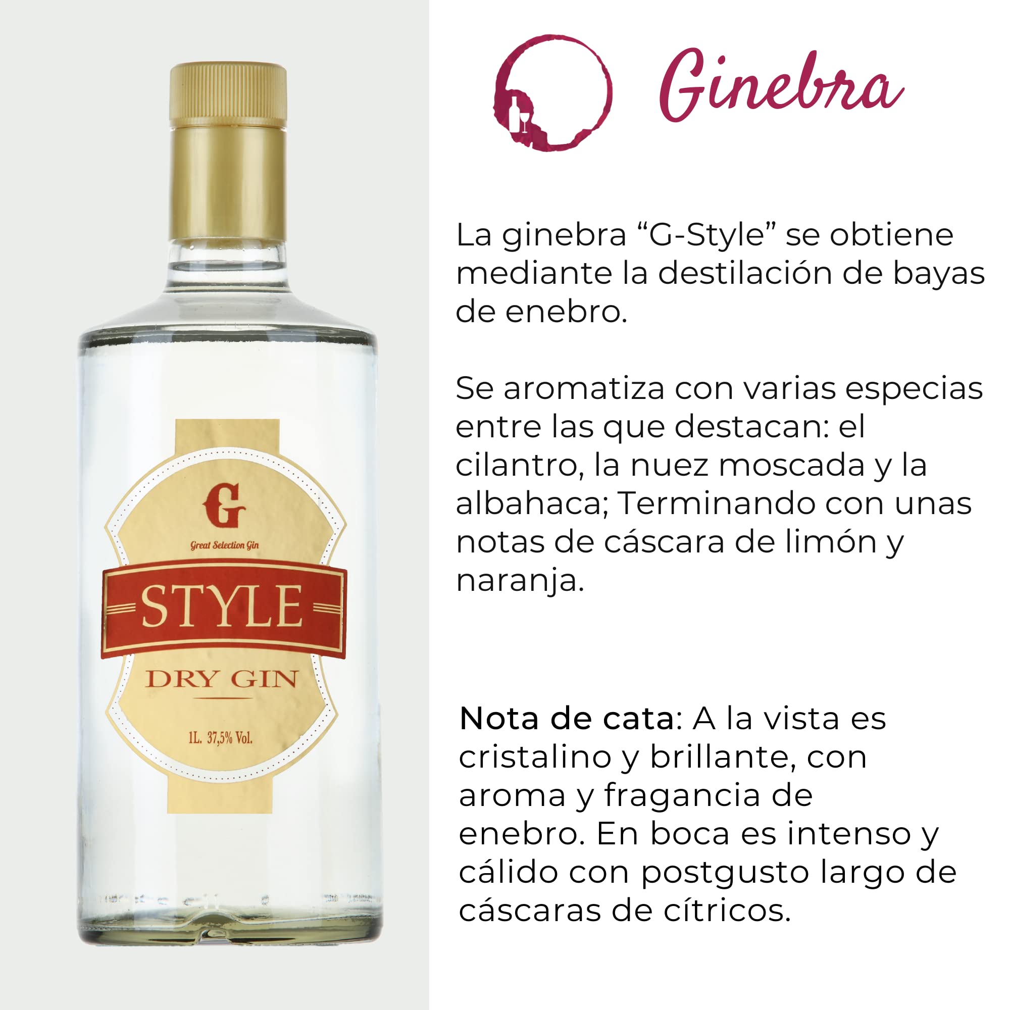 Pack Selección 6 Botellas 75cl - Contiene Vino, Vermouth, Ginebra, Licor de Manzana, Crema de Licor y Licor de Hierbas, Elaborado en La Rioja por Destilerías Riojanas