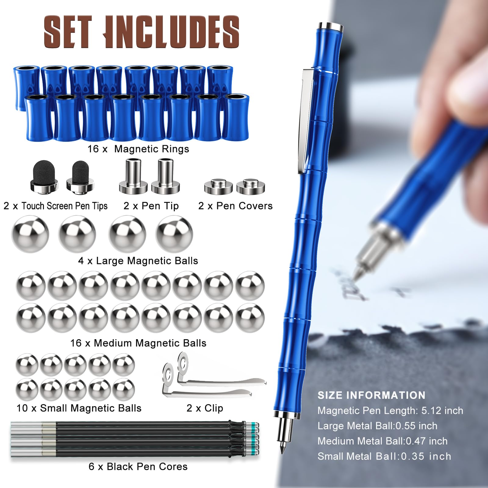 Tigerhu Fidget Pen, Cool Stuff with Ballpoint Pen - Image 2
