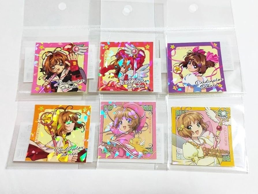 カードキャプターさくら　25周年記念展　ステッカー全種 アニメ CCさくら25周年記念展 on X: 