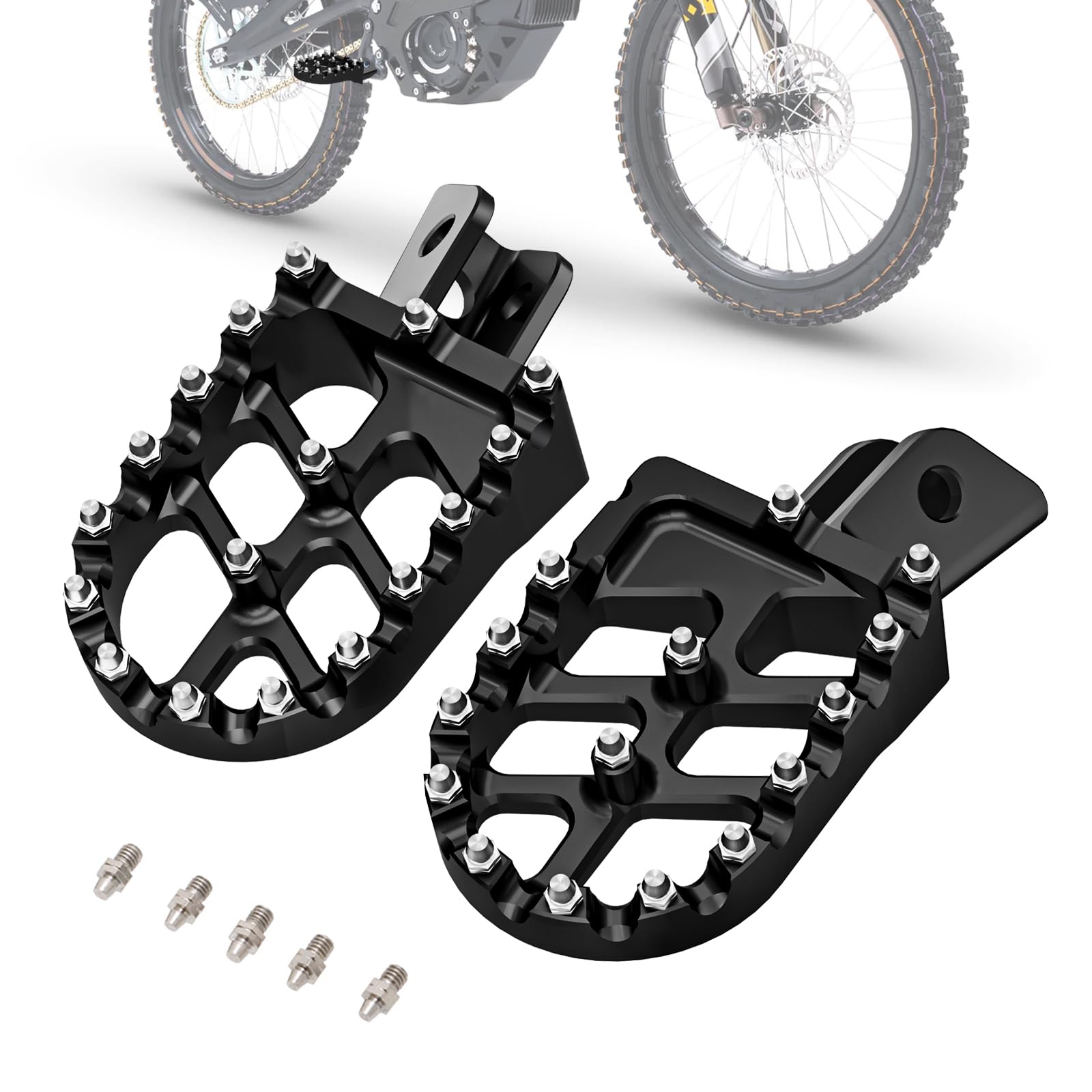 Amazon.com: IUVWISN Dirt Bike Foot Pegs,Motorcycle Footpegs