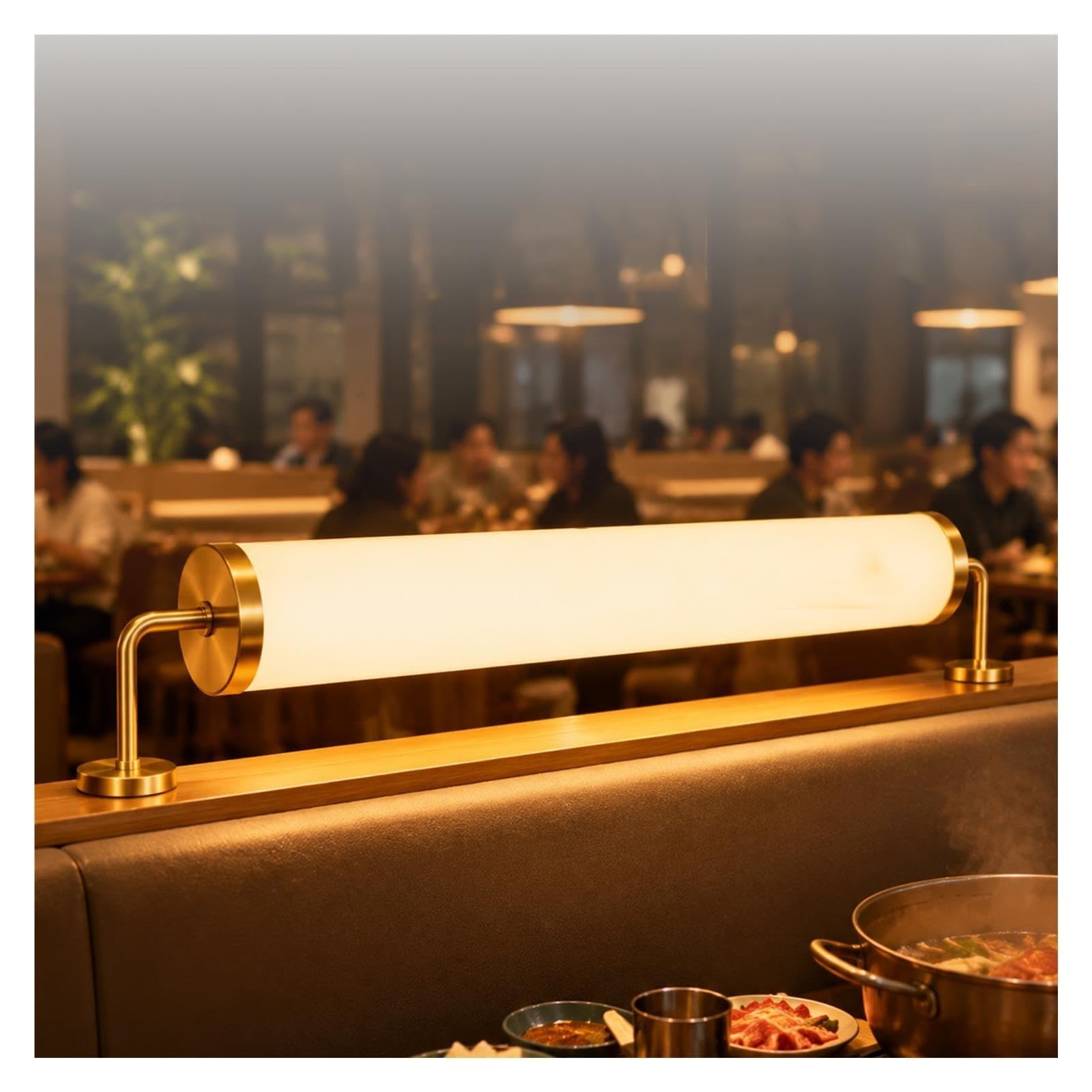 Luz LED Personalizada Separador Restaurante, Pantalla Divisoria Comercial