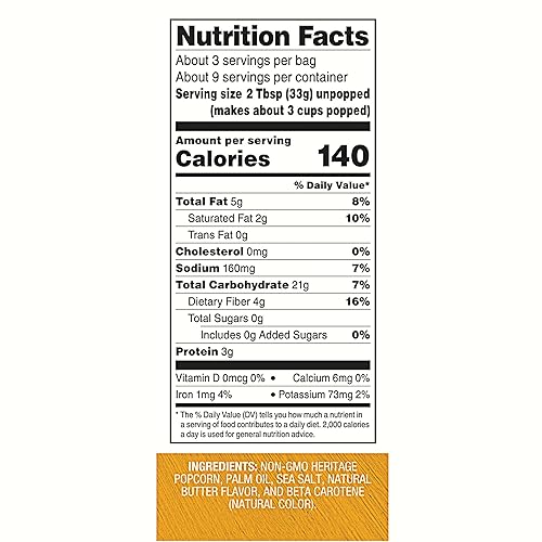 Miniatura 8 de Black Jewell Hervidor de microondas Hulless Palomitas de maíz 10.5 onzas (paquete de 6)