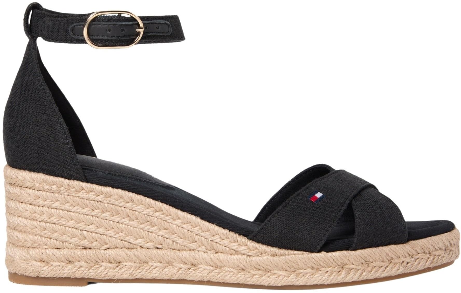 Tommy Hilfiger Mid Wedge Espad X Cross Fw0fw09332, Alpargatas de cuña Mujer