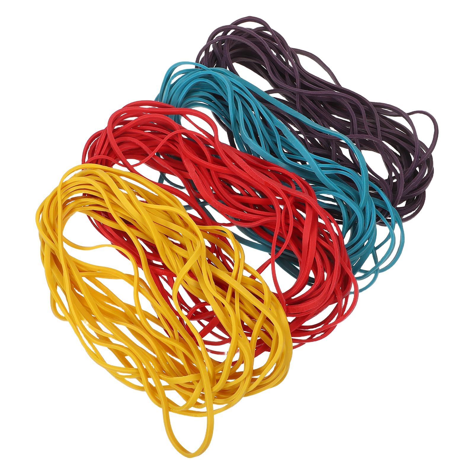 SUPVOX Gomas Elásticas Ideales para Organizar Documentos y Archivos Financieros de Goma de Colores 2560 Alta Durabilidad y Resistencia para Oficina y Escuela