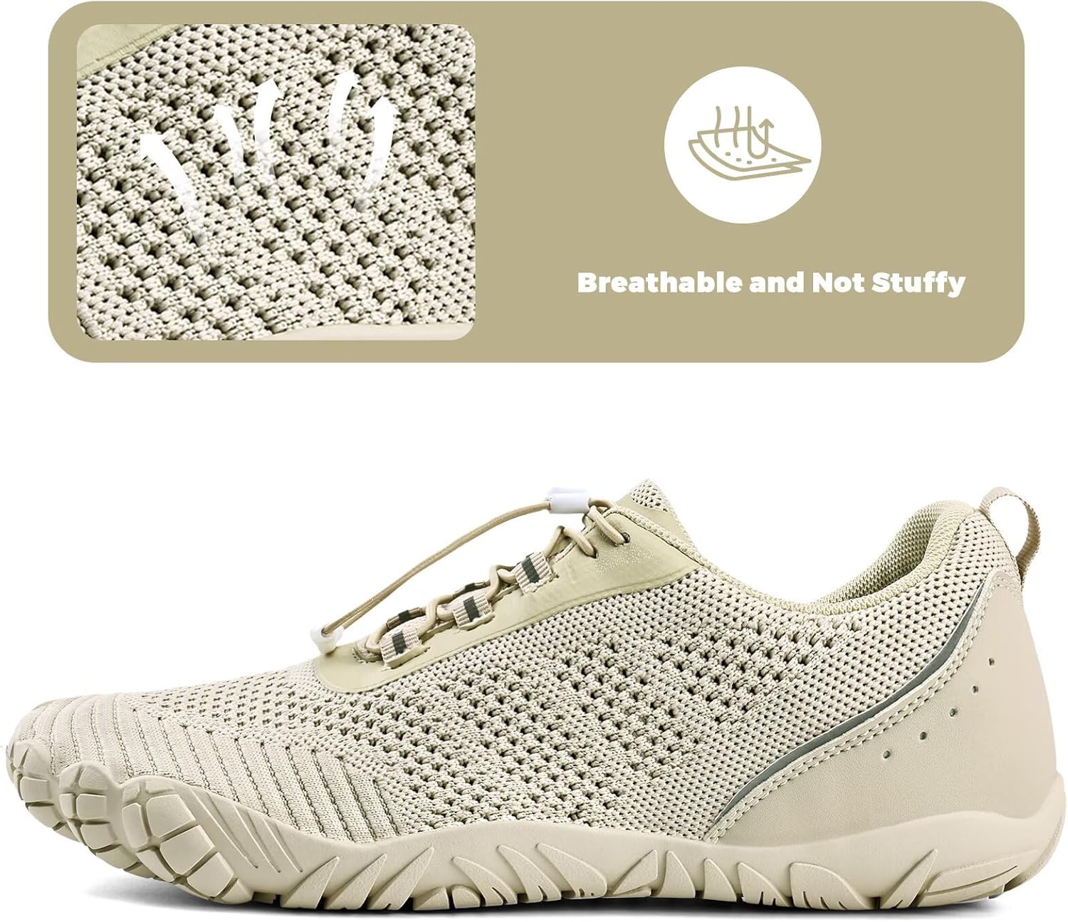 WateLves Barefoot Water Shoes Men Women Wide Toe Box Minimalist Gym Sneakers Zero Drop Walking Shoes for Training Yoga Beach Hiking - Image 4