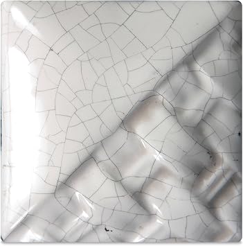 Mayco Raku Glaze - White Crackle, RK103, Pint