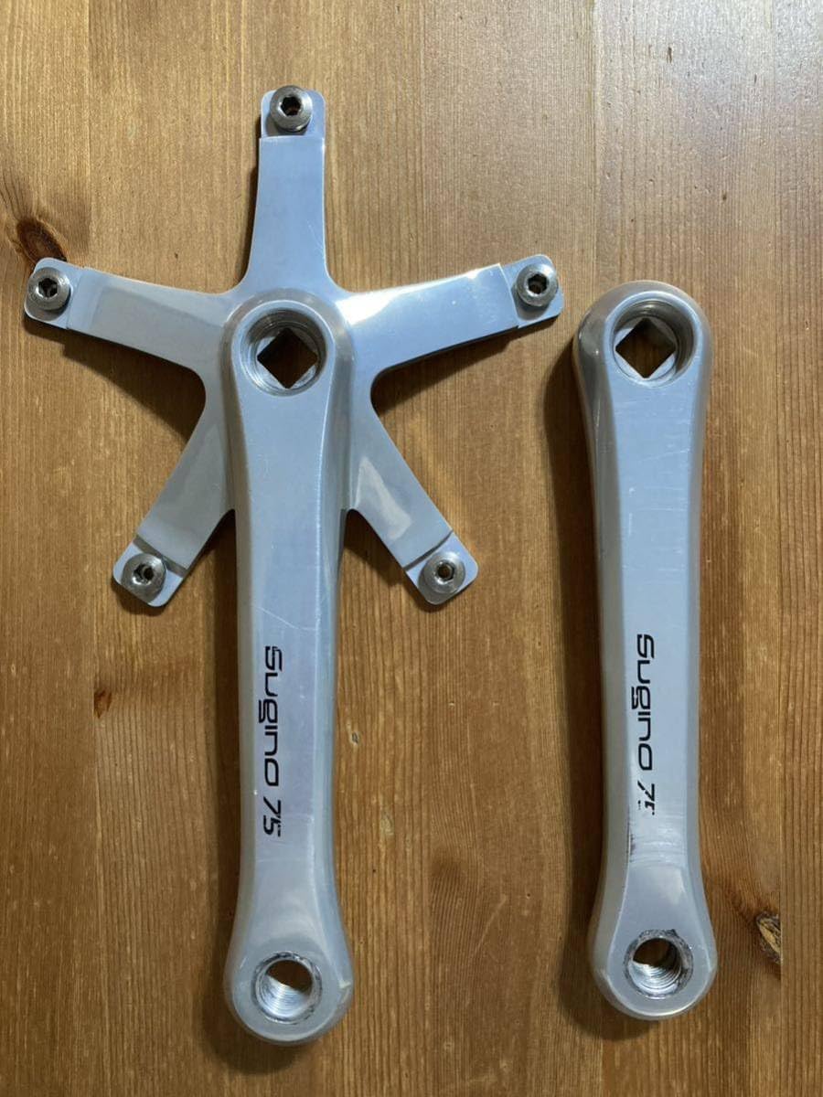 sugino75 165mm クランク pcd144 165mm クランク 0 SG75 NJS刻印あり