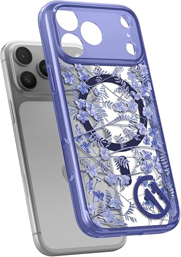 Spigen Ultra Hybrid c11 MagFit Case Compatible with iPhone 17 Pro [c11 Series Cobalt Spring edition] [Camera Control Button Covered] [MagSafe Compatible] [3D Effect with Hexa-Layer] - Cobalt Spring - 6