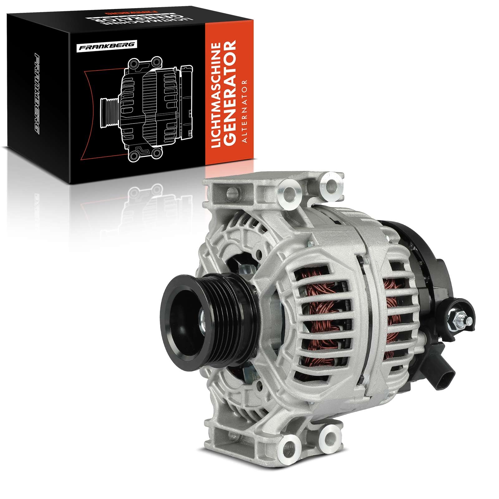 Frankberg Lichtmaschine Generator 100A Kompatibel mit Astra G Cabriolet F67 2.2L 2001-2005 Zafira B Kasten/MPV A05 2.2L 2005-2011 Vectra B J96 2.2L 2000-2002 Replace# 0124415009