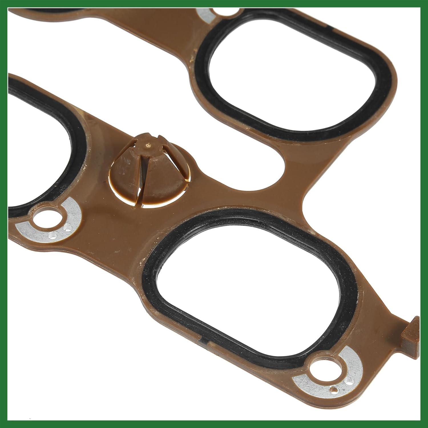 Motoforti 12673301 Car Engine Lower Intake Manifold Gasket Replacement Black Long-lasting