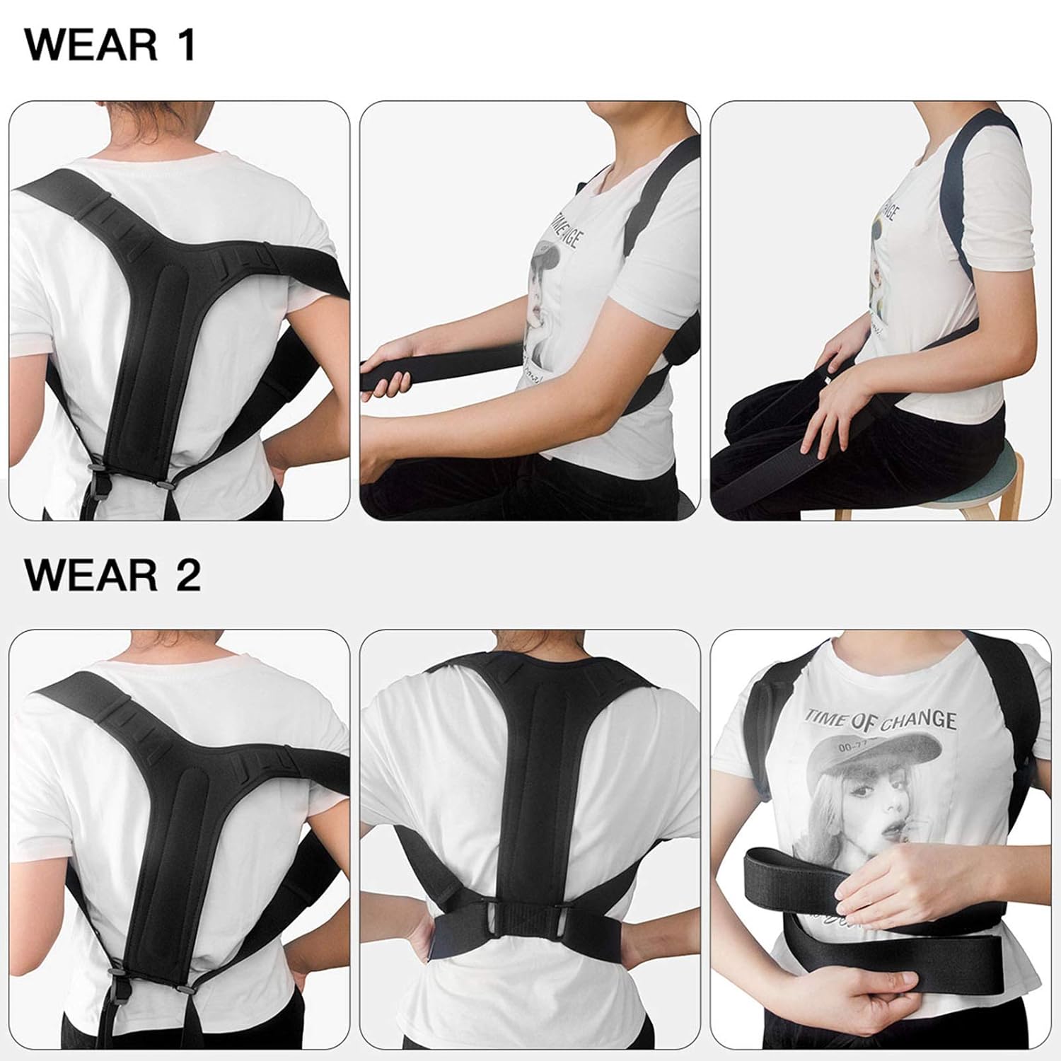 Black Friday - 50% OFF Posture Corrector for Men and Women Back Brace Clavicle Support with Adjustable 2 Wearing Ways - More Effective Posture Brace Relieve Pain for Neck, Shoulders Back -2020 Updated Version (Large) Hot Deals Posture Corrector for Men and Women Back Brace Clavicle Support with Adjustable 2 Wearing Ways - More Effective Posture Brace Relieve Pain for Neck, Shoulders Back -2020 Updated Version (Large)