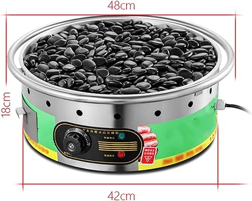 Miniatura 5 de Hotdog Roller Grill Máquina de parrilla para perros calientes, máquina comercial de perros calientes de piedra volcánica pequeña, calentador de